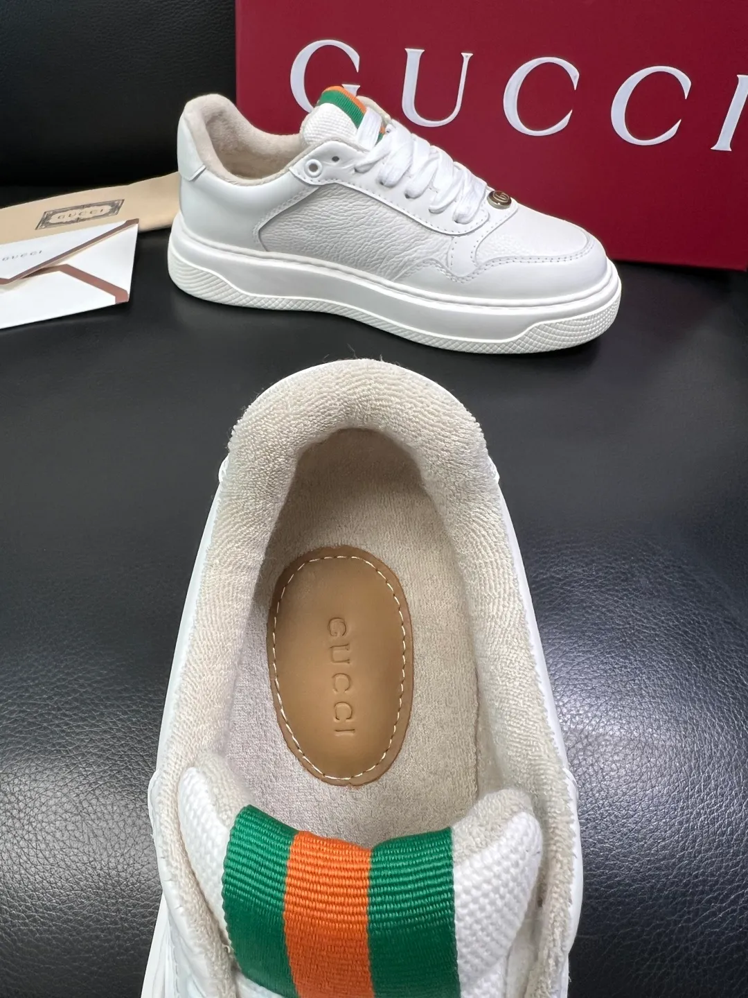Men's shoes 💰780 Gucci high quality top crafts Gucci counter new original factory configuration, imported cowhide fabric from Italy, imported cowhide lining, breathable and comfortable, sole: original factory special supply original sole super comfortable, original factory and single goods, welcome to compare, code number 38-44 (customized 45)